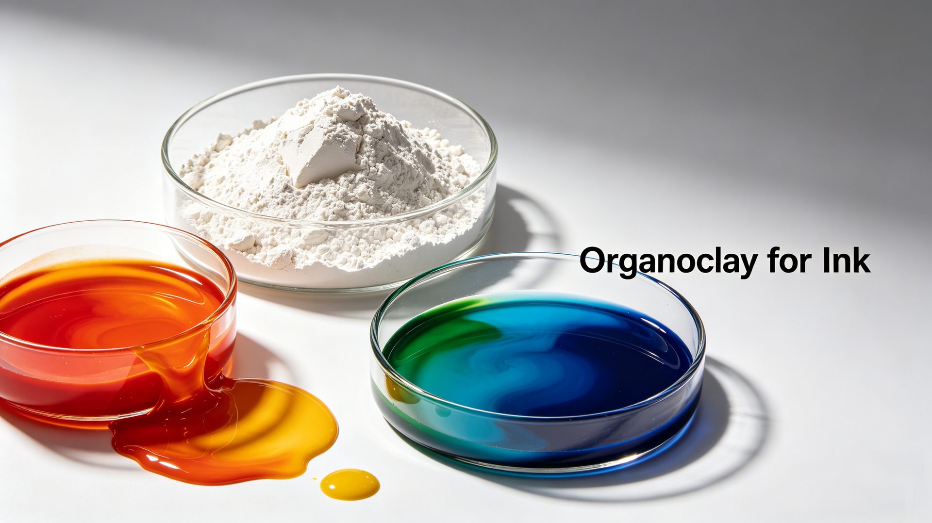 Tinta de impresión formulada con modificador reológico de organoarcilla